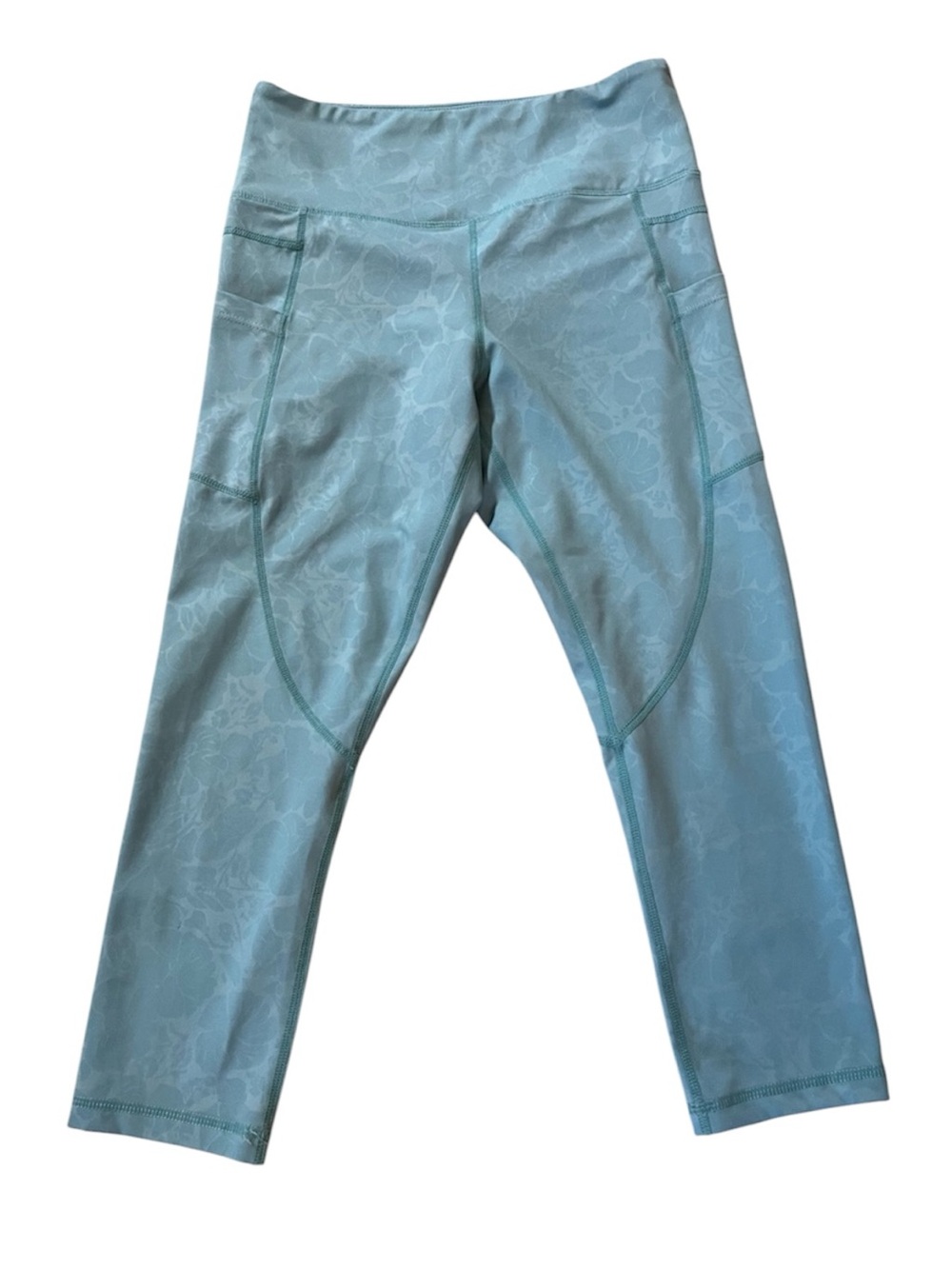 Zyia blue leggings. Size 6-8